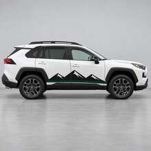 Adesivo in vinile laterale Tre Creste per Toyota RAV4 5ª Gen (XA50) 2018-2025_2