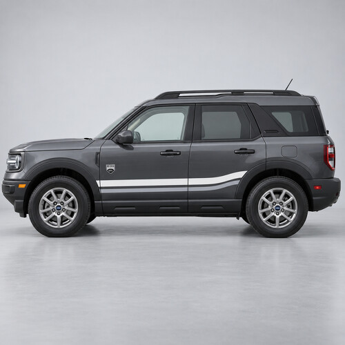 Adesivo in Vinile Laterale Double Return per Ford Bronco Sport 2023
