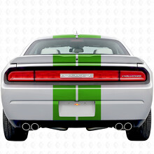 Kit completo adesivo in vinile con doppie strisce e testo personalizzato per Dodge Challenger 2008-2014_9