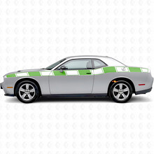 Strisce Grafiche Strobo Adesivo Laterale in Vinile per Dodge Challenger_2