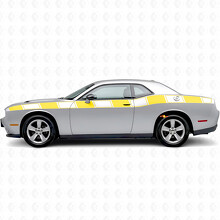 Strisce Grafiche Strobo Adesivo Laterale in Vinile per Dodge Challenger_5