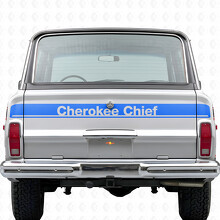 Adesivo in Vinile per Portellone Cherokee Chief per Jeep Cherokee 1981-83_2