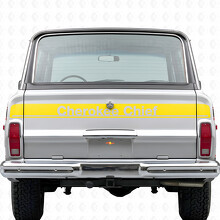Adesivo in Vinile per Portellone Cherokee Chief per Jeep Cherokee 1981-83_5