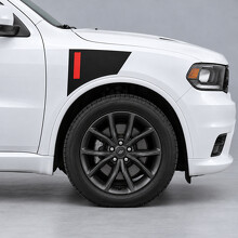 Adesivo in Vinile per Parafango Anteriore Arch Crown per Dodge Durango_2