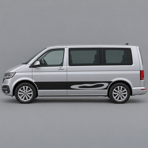 Adesivo vinilico laterale Contour Lagoon per Volkswagen Multivan T6.1 SWB 2019-2024_1