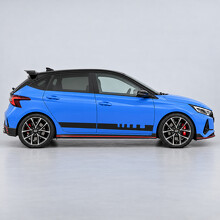 Adesivo vinile laterale a denti Pit Lane per Hyundai i20 N BC3 2021-2024_2