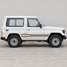 Adesivo in Vinile a Nastro Ramificato per Toyota Land Cruiser BJ70 SWB 1984-1990_2