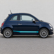 Adesivo Vinile Laterale Inserto Linea d'Acqua per Fiat 500 Tipo 312 Restyling 2015-2024_2