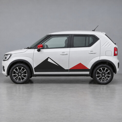 Adesivo in Vinile Laterale Twin Peak Terrace per Suzuki Ignis FF21S 2017-2020 Pre-Facelift