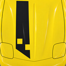 Adesivo in Vinile per Cofano a Nastro Offset Checker Coupe per Chevrolet Corvette C5 1997-2004_2