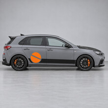 Pellicola Adesiva Laterale a Fascia per Disco Tagliato per Hyundai i30 N PD Hatchback 2017-2020_2