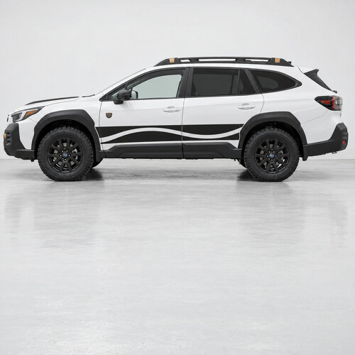 Adesivo in Vinile River Cut Rail Wilderness Side per Subaru Outback 2024_1
