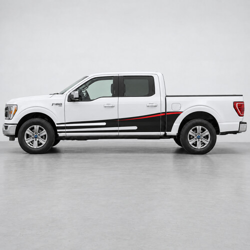 Adesivo in Vinile per Lati Cassone 5,5 ft Speed Sail XLT SuperCrew per Ford F-150 2024_1
