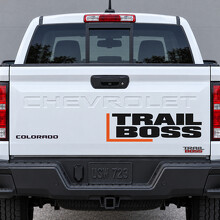 Adesivo Vinilico Offset Trail Boss per Portellone Chevrolet Colorado 2023_2