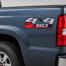 Adesivo in Vinile ad Alte Prestazioni 4x4 Z60 per Fianchetto per GMC Sierra GMT900 2007-2013_2