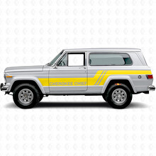 Adesivo in vinile a strisce laterali Cherokee Chief per Jeep Cherokee 1981-83_5