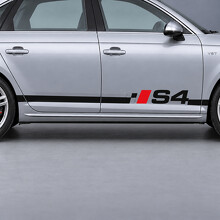 Adesivo in Vinile con Battitacco a Scacchi per Audi S4 2018_2