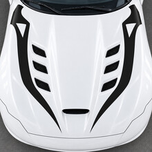 Adesivo in Vinile Cofano Open Fang ACR per Dodge Viper 2016_2