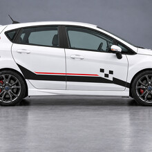 Adesivo in Vinile ST Step Checker Laterale per Ford Fiesta 2019_2