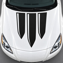 Adesivo Vinile Cofano con Tre Lama Scudo per Buick Regal GS 2012-2013_2