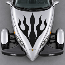 Adesivo in vinile con cinque fiamme per cofano, per Chrysler Prowler 2001-2002_2