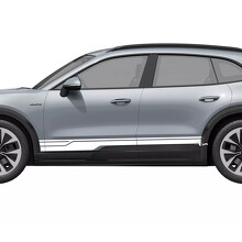 Adesivo in Vinile a Strisce Stile Sportivo per Minigonne per Porsche Cayenne Elettrica_2