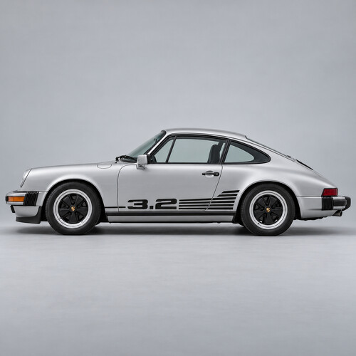 Adesivo in Vinile Laterale Alette di Raffreddamento 3.2 per Porsche 911 Carrera 1984-1989_1