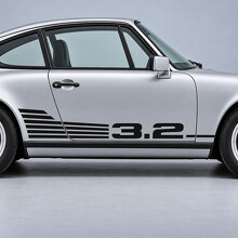 Adesivo in Vinile Laterale Alette di Raffreddamento 3.2 per Porsche 911 Carrera 1984-1989_2