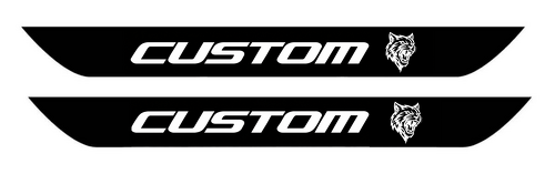 Set di Adesivi in Vinile per Battitacco Stile Hellcat per Dodge Challenger
