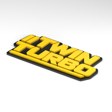 Doppio Turbo Doppio Taglio Emblema 3D in Acrilico_2
