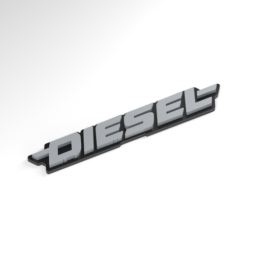 Distintivo Acrilico Diesel Torque 3D