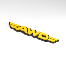 Distintivo 3D in Acrilico AWD Twin Wings_2