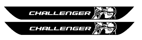 Adesivi in Vinile per Battitacco Stile Scat Pack per Dodge Challenger