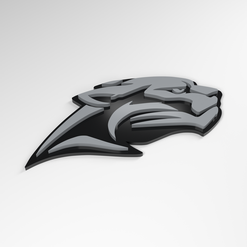 Distintivo Panther Low Prowl 3D in Acrilico_1