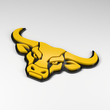 Distintivo 3D in Acrilico Bull Wide Horns_2