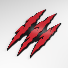 Distintivo Acrilico 3D Claw Triple Slash_3