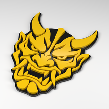 Distintivo 3D Acrilico Maschera Hannya Street_2