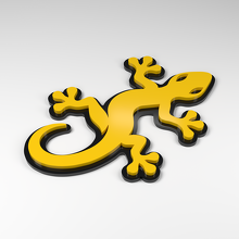 Distintivo Acrilico 3D Gecko Grip_2