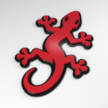 Distintivo Acrilico 3D Gecko Grip_3