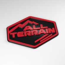Distintivo Acrilico 3D Contorno Fuoristrada_3