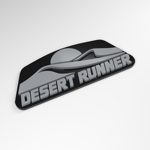 Distintivo Desert Runner Dune 3D in Acrilico_1