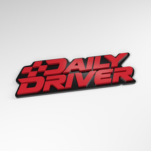 Distintivo Acrilico 3D Daily Driver Checker_3