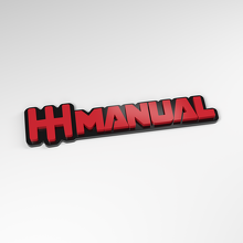 Distintivo Auto Manual Shift Gate in Acrilico 3D_3