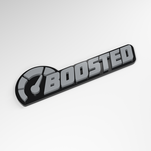 Distintivo auto 3D in acrilico potenziato