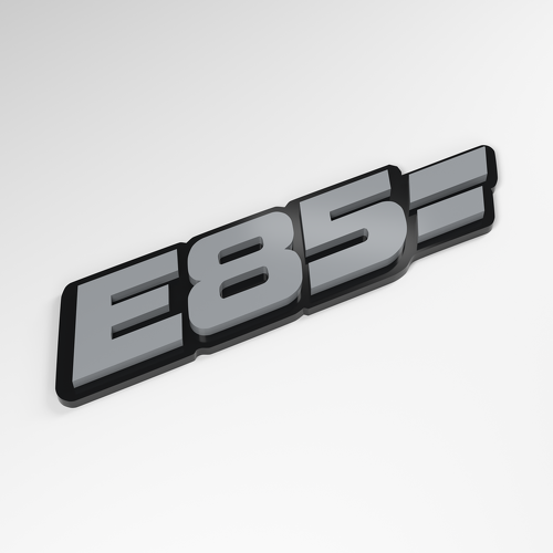Distintivo Auto 3D in Acrilico E85