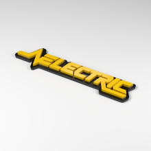 Distintivo Auto Elettrico 3D in Acrilico_2