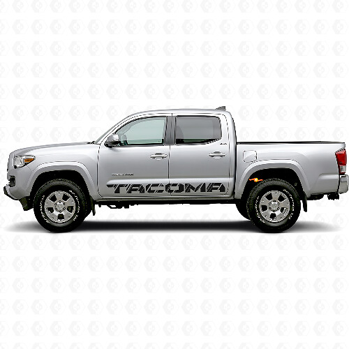 Kit di Adesivi in Vinile con Scritta Tacoma Laterale per Toyota Tacoma 2014-2016