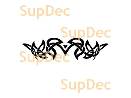 Adesivo decalcomania per cappuccio in stile Tattoo #029