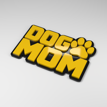 Targa Auto 3D in Acrilico Dog Mom_2