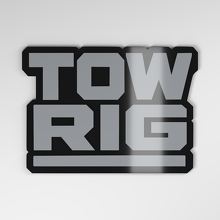 Distintivo Auto 3D in Acrilico Tow Rig_4